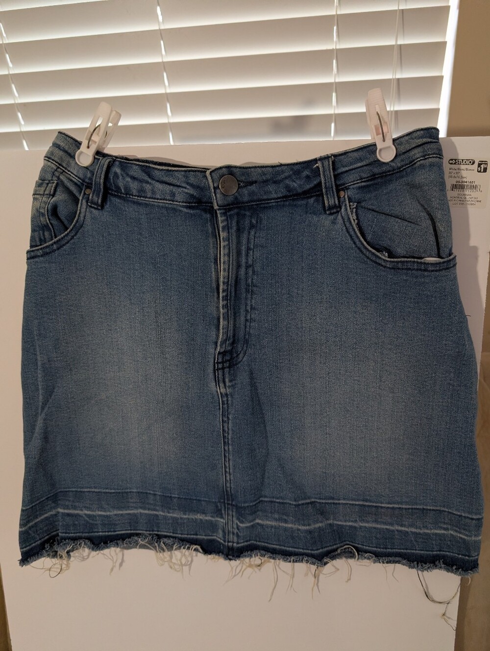 Harlow Denim Mini Skirt - Blue
